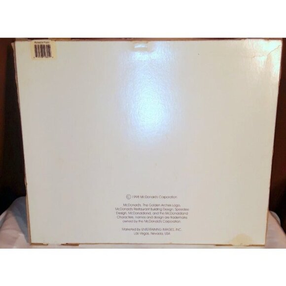 Vintage McDonald's Limited Edition Sericel "Ronald's Picnic" Collectible 1998 - Picture 2 of 2